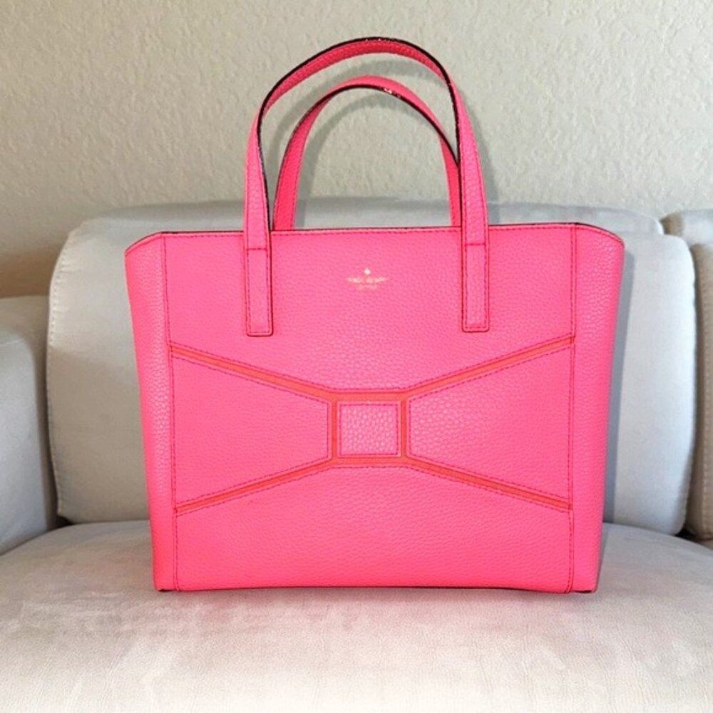 kate spade Pink Leather Tote Bag